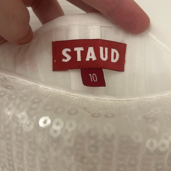 STAUD NWT Minnie Sequin Dress - Picture 4 of 7